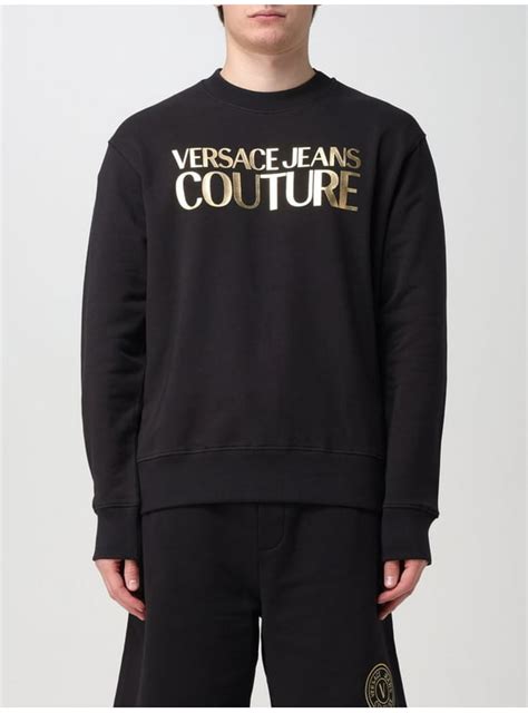 black versace sweater|men's Versace jogging suit.